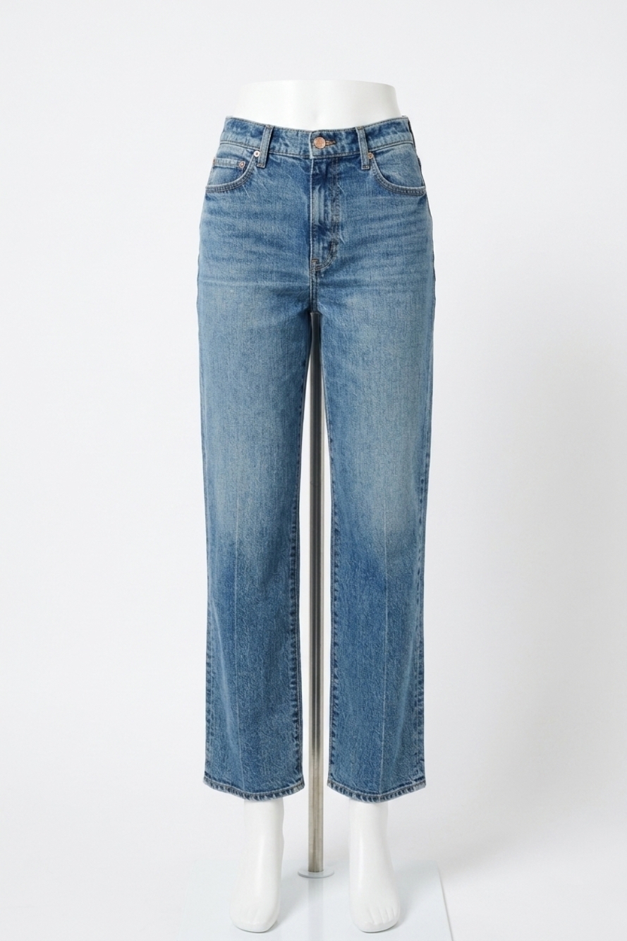 NEW DAZE sundaze high rise vintage straight jeans in brooklyn